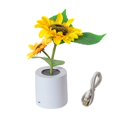 thumbnail image 1 of POINTERTECK Decorative Ambient Light Eye-catching Power Switch Button Anti-Break Long Lasting 600mAh Battery Table Decoration Simulated Sunflower Shape LED Light Bedroom Supply, 1 of 12