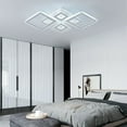thumbnail image 3 of LED Acrylic Ceiling Lamp Flush Mount Light Bedroom Modern Living Room Chandelier 46W 2200LM, 3 of 21