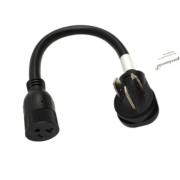 Parkworld 63517 Dryer Adapter Cord, Oven 3-Prong 10-50P Male to 5-20R Female (T-Blade 5-15R Household Outlet) Output 125V, 18 inch