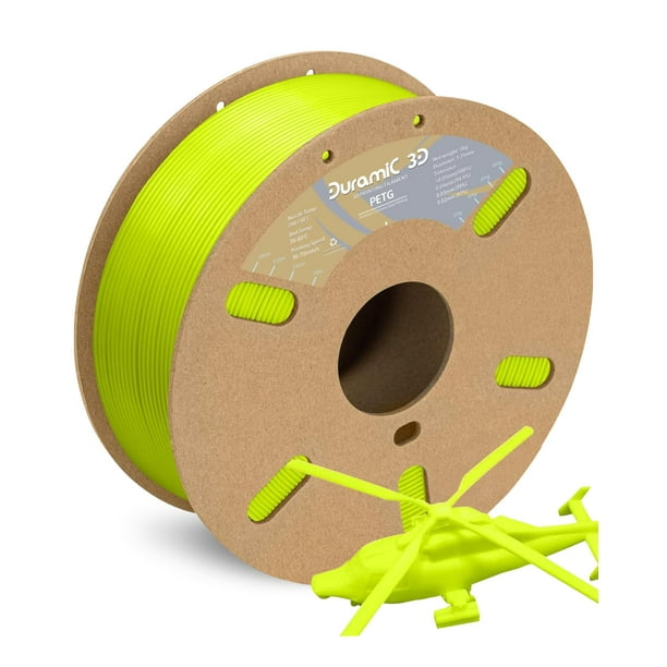 Filamento de impresión 3D DURAMIC 3D PETG 1.75 mm verde lima 1 kg