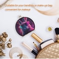 thumbnail image 4 of Portable Makeup Mirror Travel Mirror Compact Folding Mirrors Small for Women Beauty Accessories Cool Bunny with Sunglasses, 4 of 7