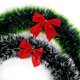 thumbnail image 3 of Seyotauo 13.78 inch Christmas Wreath Garland White Green Christmas Wreath Christmas Bowknot Wreath Decorations Xmas Hanging Pendants Wreaths with Bow Artificial Home Wall Door Decorations, 3 of 9
