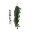 thumbnail image 2 of Cheapark Artificial Pine Needle Christmas Garland, Realistic Hanging Vine Door Wall Decor, Holiday Seasonal Christmas Ornament for Front Door Mantel Window Porch, 26.38 Inch Gift, 2 of 8