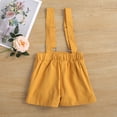 thumbnail image 4 of Toddler Kid Little Girls Summer Outfits Ruffle Sleeveless T Shirts Tops Suspender Shorts Skirt Overall Casual Clothes Set, 4 of 11