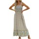 thumbnail image 1 of Vestidos Para Mujer Vestidos Midi Trendy Casual Print Camis Sin Mangas Vendaje Chaleco Vestido Largo Odeerbi ODB162520, 1 of 6