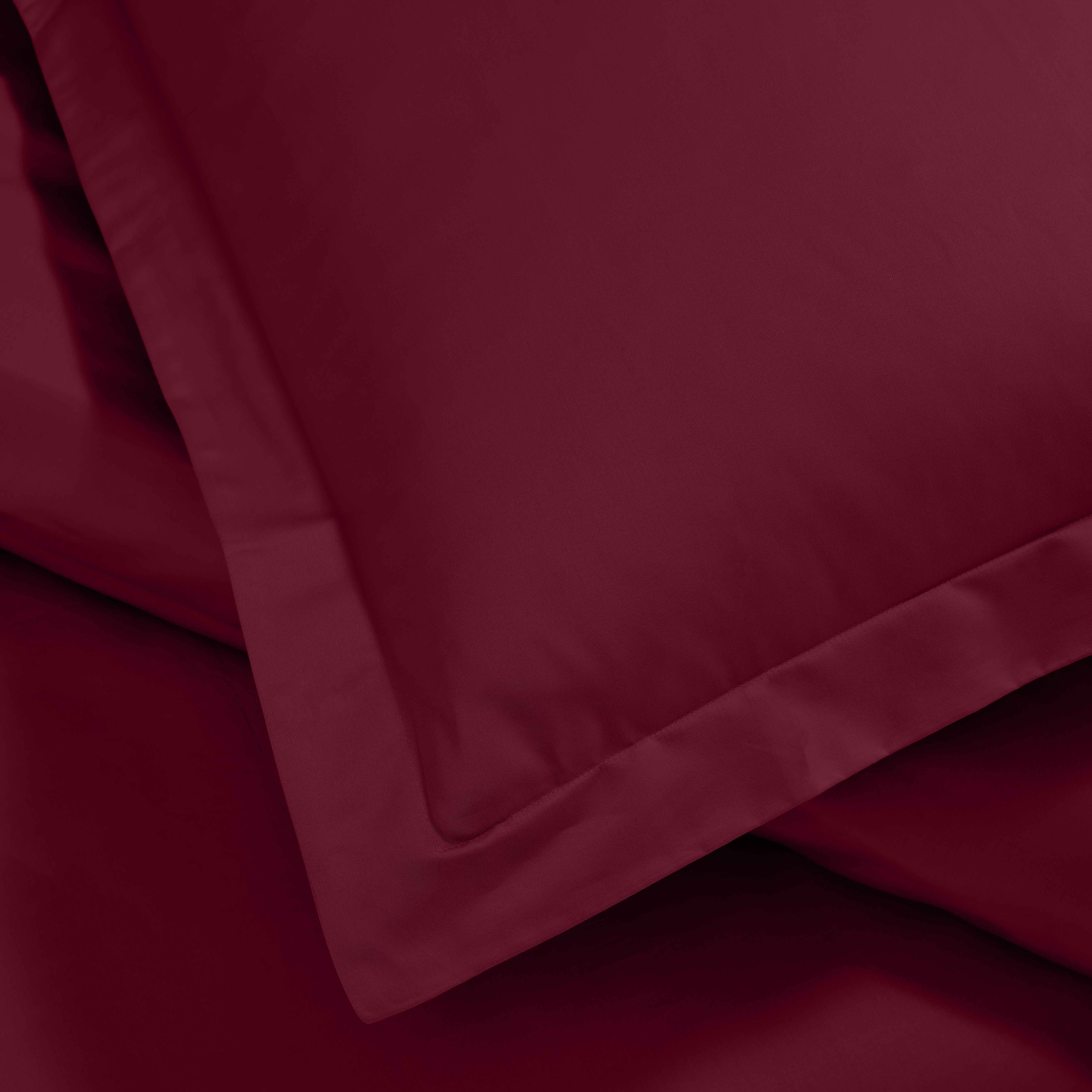 Superior Egyptian Cotton Duvet Cover Set, King/ Cal King, Burgundy