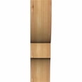 thumbnail image 2 of 3 1/2"W x 6"D x 14"H Ridgewood Smooth Corbel, Western Red Cedar, 2 of 9