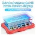 thumbnail image 2 of Contixo 7" Kids Tablet 32GB, 50+ Disney Books, 2024 Model, Protective Case, Red, 2 of 8