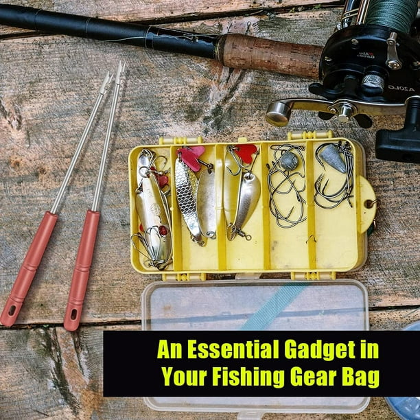 6 Pcs Fishing Hook Remover Fishing Unhooking Disgorger Portable