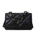 thumbnail image 5 of Bolso informal para mujer, otoño 2025, nuevo estilo, moderno, de red, de celebridad, de un solo hombro, pequeño, cuadrado, sencillo, con correa ancha., 5 of 5