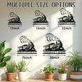 thumbnail image 6 of AOLOA Personalized Train Metal Signs, Custom Train Last Name Sign, Outdoor Railroad Wall Art Decor, Steam Train Metal Sign for Home Decor, Custom Metal Name Sign, Train Gifts for Men Son(10inches), 6 of 8