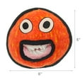 thumbnail image 6 of Tuffy Alien Ball Red Durable Squeaky Plush Dog Toy, 6 of 8