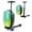 Yellow Green, variant on Advwin 4-in-1 Scooter Luggage for Kids, Detachable Ride-On Carry On Suitcase with LED Light-Up Wheels, Foldable Hardside Travel Case , Convertible Backpack, Gradient Ombre Blue