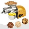 thumbnail image 6 of Miumaeov 1800W Commercial Oil Press Machine with Pure Copper Motor 110V 60Hz Cold Hot Stainless Steel Oil Press Machine for Peanuts Soybeans Rapeseed Walnuts Sesame, 6 of 16