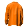 thumbnail image 5 of LISTHA Men's Casual Flap Pocket Button Front Long Sleeve Jackets Orange M, 5 of 6