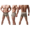 thumbnail image 2 of Yuyangdpb Men's No Ride up Boxer Briefs Underwear Trunks with Pouch Multi02/4pack M, 2 of 8