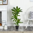 thumbnail image 3 of Nearly Natural Green 3' Dracaena Artificial Plant (Real Touch), 3 of 4