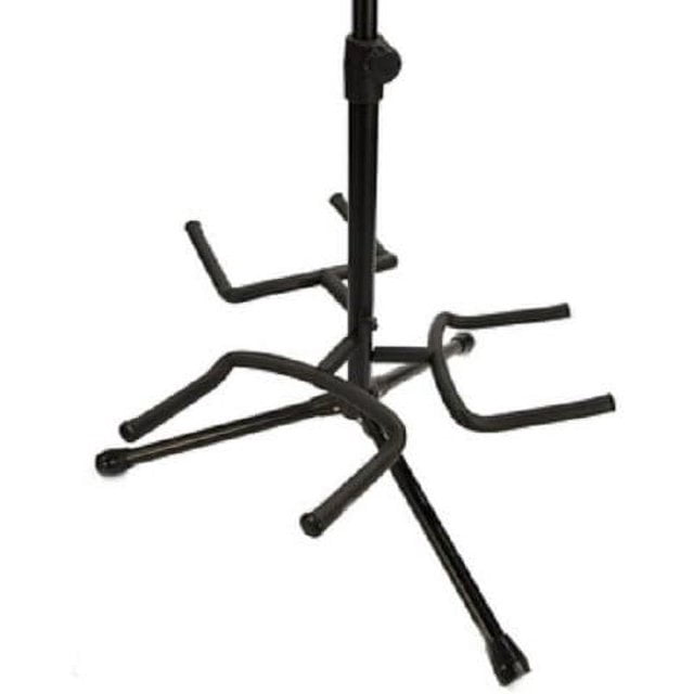 Zenison Triple Guitar Stand Upright Storage for 3 Instruments All Guitars & Bass