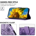thumbnail image 5 of Allytechgroup Case for Samsung Galaxy S22 Plus with Credit Card Slot, PU Leather RFID Blocking Flip Wallet Phone Case Stand Shockproof Protective Back Cover for Samsung Galaxy S22 Plus, Purple, 5 of 6