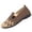 Coffee, variant on Womens Comfort Stretch Mesh Flat Shoes Geometric Color Block Design Flexible Rubber Sole for Travel Vacation