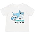 thumbnail image 3 of Inktastic My Grammy Loves Me with Cute Sharks Boys or Girls Baby T-Shirt, 3 of 5