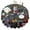 I Love My, variant on Husky Dog Flower Floral Round Tablecloth 60"x60",Wrinkle Wipeable Table Cloth for Kitchen Dining Room Picnic Patio Party