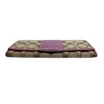 thumbnail image 3 of Pre-Owned Coach Signature Canvas Long Wallet 43412 Brown and Purple (Good), 3 of 16