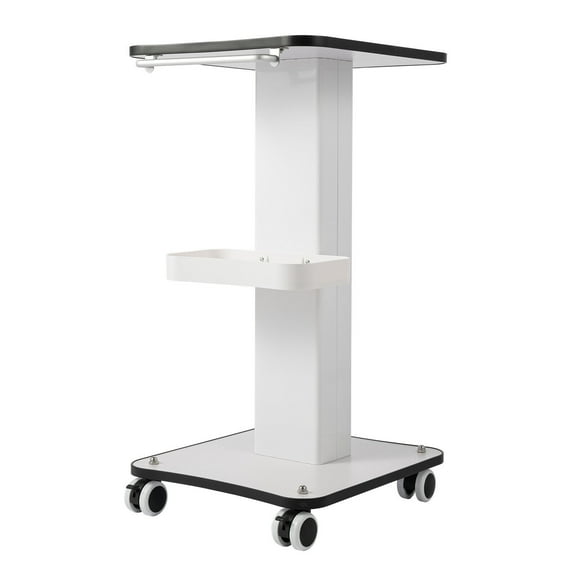 Rolling Trolley Cart SPA Beauty Salon Storage Equipment Machine Stand Organizer White