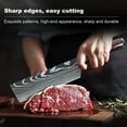 thumbnail image 4 of Stainless Steel Asian Kitchen Knife Butcher Chef Damascus Cleaver Chopping Meat, 4 of 6