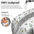 thumbnail image 5 of Lunch Bag Lunch Box for Women Reusable Insulated Lunch Bags,Water-Resistant White Background Avocado Tree Cooler Lunch Tote Bag, Large Capacity for Work Travel Picnic, 5 of 6