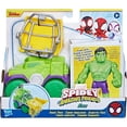 thumbnail image 1 of Set de juego Marvel Hasbro Spidey y su superequipo Hulk y Camión DEMOLEDOR F7457, 1 of 4