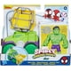 thumbnail image 1 of Set de juego Marvel Hasbro Spidey y su superequipo Hulk y Camión DEMOLEDOR F7457, 1 of 4