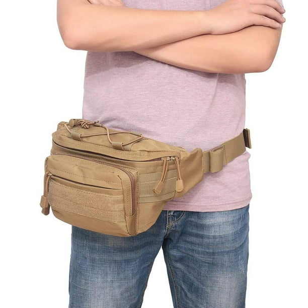 Tactical Fanny Pack Waist Pack with with Adjustable Strap for