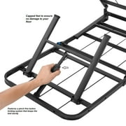 Mainstays 14 High Quad Fold Steel Platform Bed Frame, Twin XL
