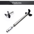 thumbnail image 3 of WYJ Drive Shaft w Propeller and Universal Joint for RC Boat, L150mm Shaft, L100mm Sleeve, D36mm Propeller, Fit for 5mm Motor Shaft-0614, 3 of 6