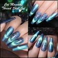 thumbnail image 4 of LILYCUTE 7ML Cat Magnetic Gel Nail Polish Pearl Shell Thread Pattern 9D Glitter Semi Permanent Soak Off Nail Art Varnish, 4 of 7