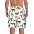 thumbnail image 3 of Yiaed Cow Print Men's Swim Trunks with Lining Quick Dry Sports Shorts Beach Shorts Boardshorts-X-Large, 3 of 5