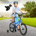 thumbnail image 3 of Costway 18" Kid's Bike with Removable Training Wheels & Basket for 4-8 Years Old  Blue, 3 of 10