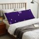 thumbnail image 4 of Balery Crystal Purple Snowflake Funda Protectora para Almohada Corporal de Algodón Hipoalergénico con Cierre(55 x 21 pulgadas), Almohadas No Incluidas, 4 of 7
