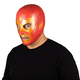 thumbnail image 5 of Mascara Luchador Rojo Dorado Futbol Estadio Disfraz Fan  Aficion Mundial, 5 of 7