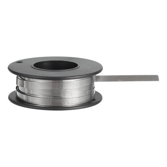 Uxcell Nichrome Flat Heater Wire 24.5ft(7.5m)x0.2mmx4mm High Temp Wire for Heating Elements, DIY Crafts, Black and Silver