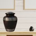 thumbnail image 2 of Leaves and Flowers Large Adult Cremation Urn for Human Ashes — With Velvet Bag, 2 of 4