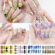 thumbnail image 1 of Cuadros Decorativos Nail Art Stickers Set Manicure Sticker Colorful 6Packs/72pcs Abstract Waterproof Wdftyju embutido en tela, 1 of 3