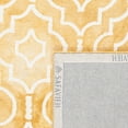thumbnail image 4 of Safavieh Dip Dye Lairos Distressed Wool Runner Rug, Gold/Ivory, 2'3" x 6', 4 of 8