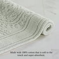 thumbnail image 6 of Aqua, Medallion, 21x34 in Bath Rug, Jean Pierre, 6 of 8