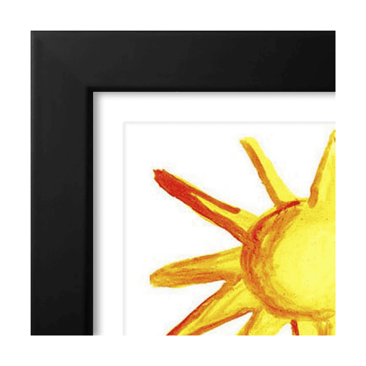 10 x 12.5 Mahogany MDF Wood Children's Art Picture Frame with Elasti –  FrameWorks