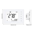 thumbnail image 2 of Riwcyla TP818 5A Smart Thermostat WiFi Enabled Weekly Programmable LCD Display Screen Gas Boiler Heating Thermostat Room Temperature Controller, 2 of 6