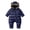 style-03 Navy, variant on Kogui Girls Boys Snowsuits Baby Boy Winter Snowsuit Clothes Girl Coat Jumpsuit Snow Suit for Toddler Size 12 18 Months (Red,12-18 Months)