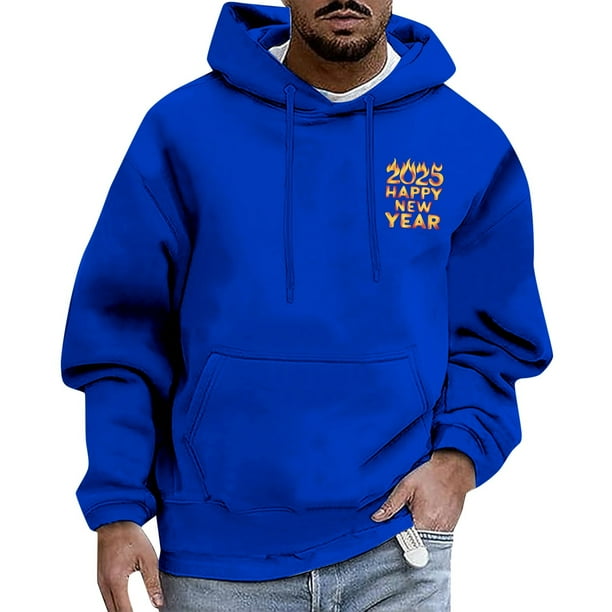 WILLBEST Sudaderas Deportivas Hombre 2025 Tendencia Hombres y Mujeres con El Mismo Año Sudadera con Capucha Casual Deportes Moda Año Indispensable Top Mediana