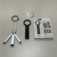 thumbnail image 2 of Guardoinrt Quick Mount Magnetic Phone Holder With Portable Mini Tripod Ring silver, 2 of 4